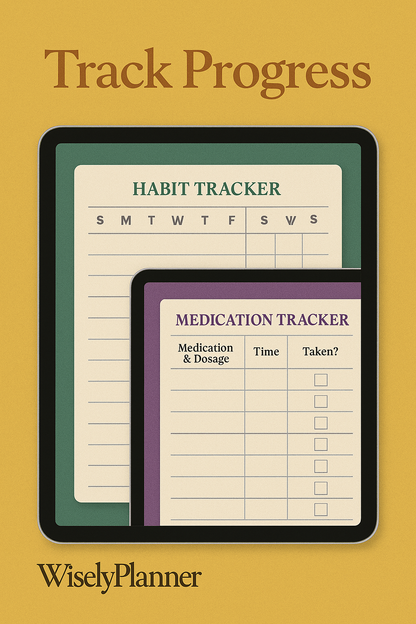 WiselyPlanner™ ADHD Digital Lifestyle Planner